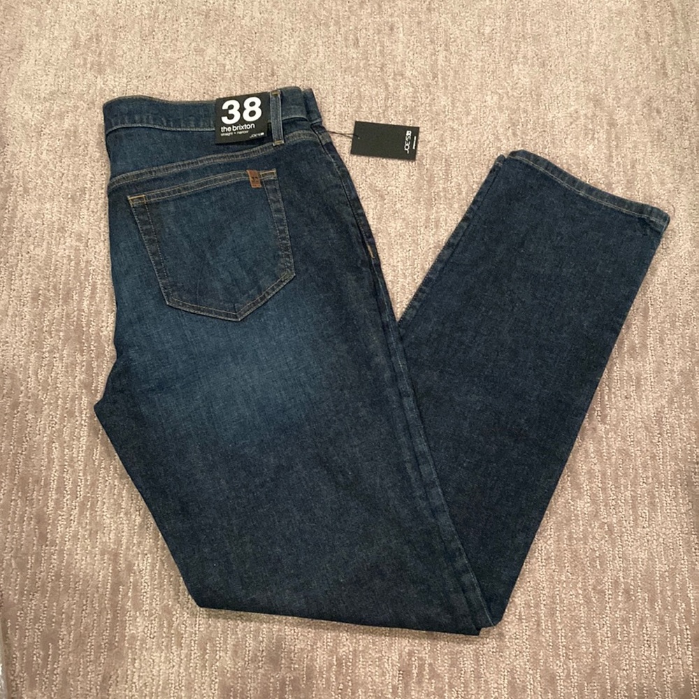 Joe’s Jeans the brixton, dark wash, Sz 38